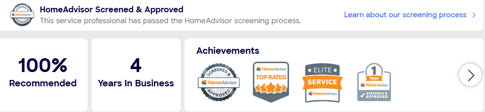 HomeAdvisor Screened & Approved